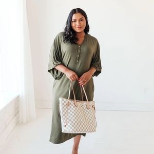 Dwell & Slumber Caftan (olive)